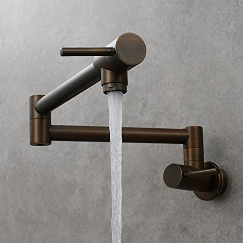 Robinet de remplissage de pot extensible avec bras oscillant double articulation