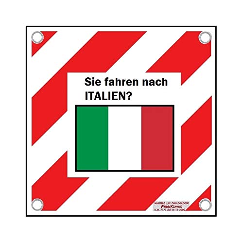 Warntafel Lanco Automotive Vematro für Fahrzeuge in Italien