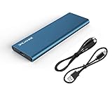 DMLIANKE M.2 NVME Enclosure M.2 to USB 3.1 Gen 2 SSD Enclosure for NVME SSD(Blue)