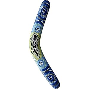 Raan Pak amphoe Muang Marke Thai Made Australian Aboriginal Art Deko Boomerang