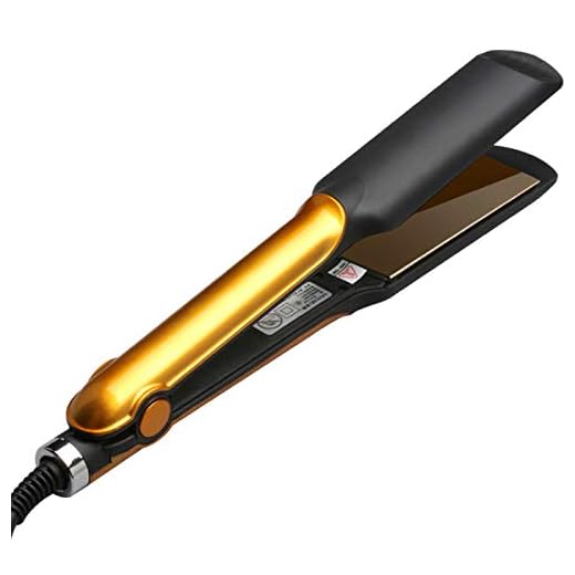 Yrke plattång hårlocktång keramisk hårjärn värmeplattång borste Ghd hår järn varmluftsborste guld