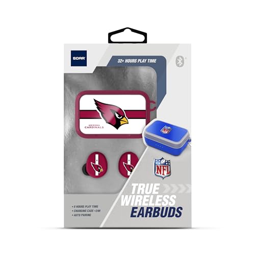 Image of SOAR NFL Wireless Sport Earbuds: Comfortable Fit & Convenient Charging