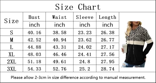 Crazy Grid Womens Hoodies Casual Long Sleeve Sweatshirt With Kangaroo Pocket Drawstring Tops Retro Black Medium #TOP3