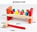 Joyshare Pounding Bench Wooden Toy with Mallet, Hammer Toys for Toddlers 2-3 4 5 Year Old