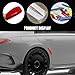 Lyxheth 2PCS Car Reflective Trim Side Marker Stickers, Side Reflectors for Car, Anti-Collision Automatic Bumper Fender Stickers, Auto Exterior Accessories Reflector Guard Fit Cars (Red, 2PCS)