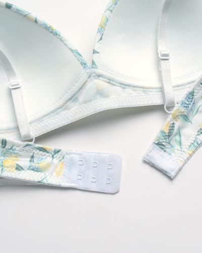 Rene Rofe Girls' Training Bra - 3 Pack Padded Wire-Free A-Cup Girls Sports Bra Cami thumb #4