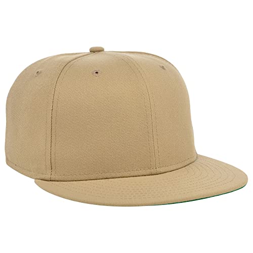 Image of Lids Blank Premium Full Court w /Colored Under Visor Fitted Cap