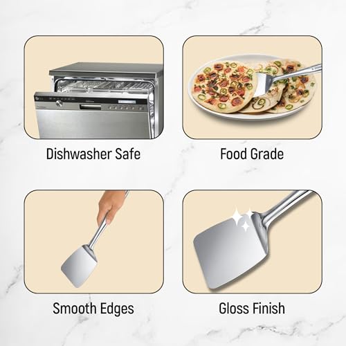 Image of Judge by Prestige Stainless Steel Plain Turner 1.5 (32cm)