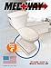 Medway Toilet Riser 4-Inch Lift Standard Kit - Stable, Supportive, and Easy to Clean Bathroom Toilet Seat Lift Aid, Seniors and Handicap Toilet Seat Riser (Supports up to 1,000 lbs) - Made in The USA
