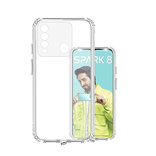 VIDO Transparent Back Case Cover for Tecno Spark 8 (Soft & Flexible & Camera Protection Back Case) (B09H5Z81GP) Amazon Price History, Amazon Price Tracker
