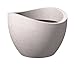Produktbild Kunststoff Umtopf Wave Globe 50 cm Taupe-granit, 24 Liter Inhalt
