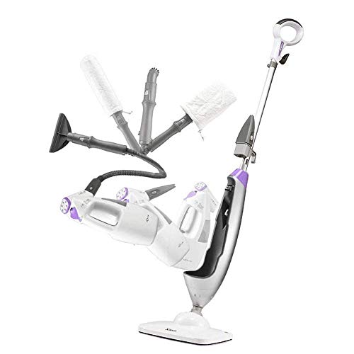 Boden Dampfgarer for Holz Steam Mop, Multifunktions abnehmbare Dampfreiniger, Hochtemperatur-Reinigungsmaschine Sterilisation und Mite Elektro