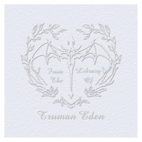 Custom Book Dragon Embosser Personalized The Library of