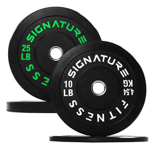 Fitvids Olympic Bumper Plates Set, 2' Weight...