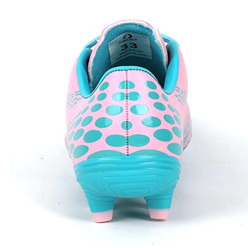 Boys Girls Firm Ground Soccer Cleats Kids Athletic Outdoor/Indoor Football Shoes3