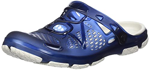 Zuecos Hombre Playa Piscina Sanitarios Enfermera Goma Verano Zapatillas De Trabajo Sandalias Negro Azul Amarillo 40-45 Azul 41
