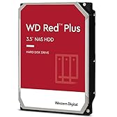 WD Red Plus 6TB NAS Hard Disk Interno 3,5" - 5400 RPM, SATA 6Gb/s, CMR, Cache da 256MB