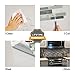 Tic Tac Tiles Peel and Stick Self Adhesive Removable Stick On Kitchen Backsplash Bathroom 3D Wall Sticker Wallpaper Tiles in Polito Design (Grigio, 5 Sheets)