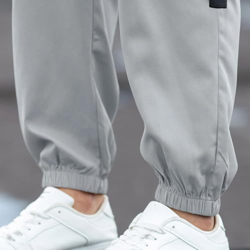 Cargo Pants for Men Relaxed Fit Lightweight Joggers with Pockets Tapered Casual Mencomfy Travel Lounge Chinos Pants4