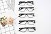 Eyekepper Vintage Reading Glasses for Men - 5 Pack Spring Hinges Classic Readers - Black Frame +3.25
