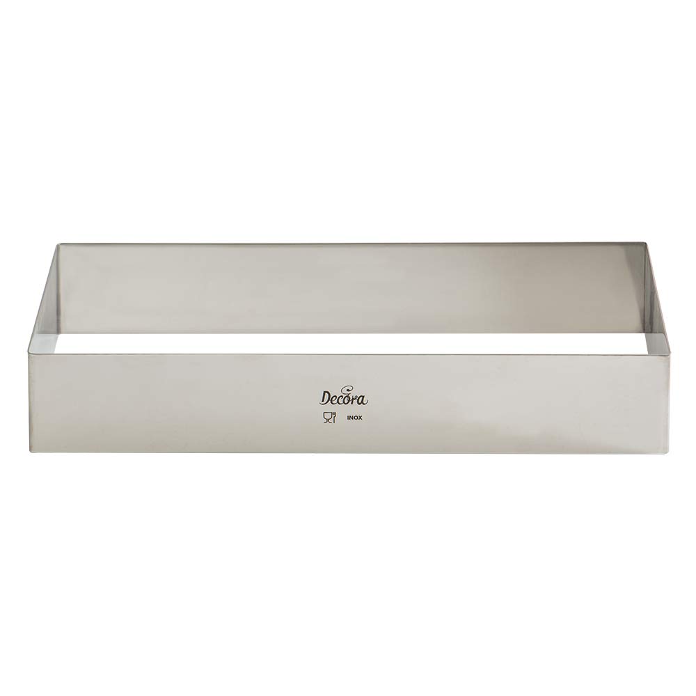 Decora 0063768 Rettangolo Inox 35 X 25 X H 4,5 Cm