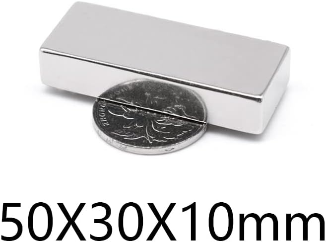 1-10pcs 50 * 30 * 10mm Rectangular rare earth Permanent 50x30x10mm square Neodymium magnetic magnet(1pcs)