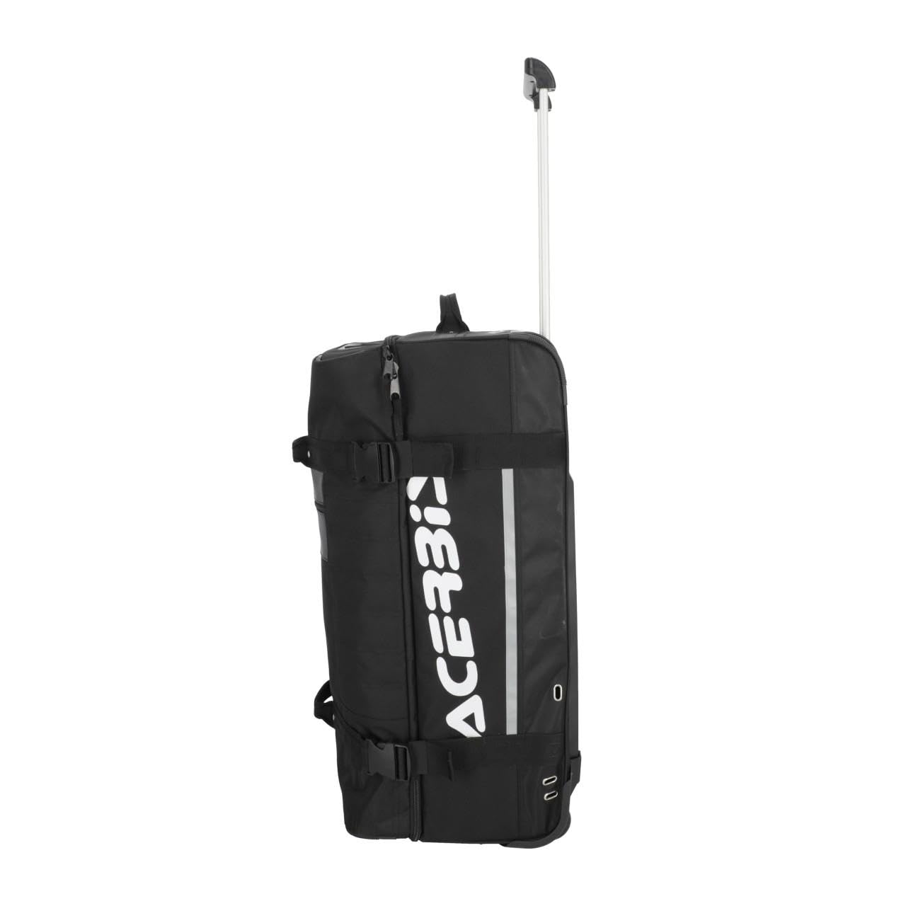 ACERBIS X-TRIP Borsone da Viaggio con Ruote, 105 Litri, 75x40x35 cm, Nero con Logo