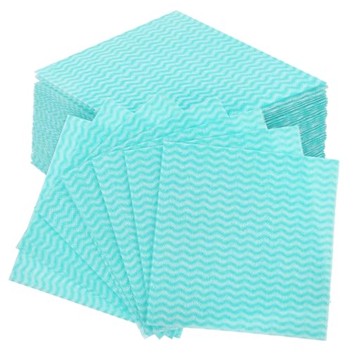 iplusmile 50pezzi Panni Cucina Colorati Righe da Strofinacci Delicati Ad Alta Assorbenza per Pulizia Banconi Asciugamani Lavabili Non Tessuti Antipelucchi per Uso Domestico e Ristoranti