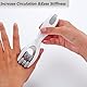 Handmassagegerät Fingermassagegerät, Finger Massage Roller, Finger Flow Arthrose Massage mit Griff Körper, Handmassagegeräte mit Double Roller, Massageroller Finger für Muskel Entspannen