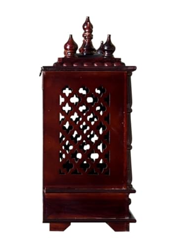 Image of Kamdhenu Art and Craft Wooden Temple /Home Temple /Pooja Mandir /Pooja Mandap /Temple (1)