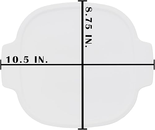 Miniatura 3 de Corningware Stovetop A-2-PC 2-PC 2-Quart3-Quart Color Blanco Cuadrado Paquete de 2 tapas de almacenamiento de plástico
