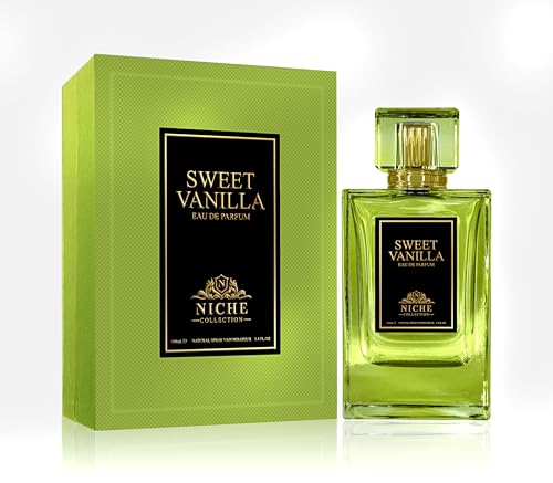Sweet Vanilla Niche Collection 100 ml | Caramelo, vainilla, almizcle, fragancia oriental para hombre y mujer, larga duración y exquisita, ideal para amantes de la fragancia con sentido