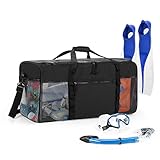 Fasrom XL Mesh Dive Duffel Bag for Scuba Diving Gear, Oversized Sport Duffle Bag for Snorkeling, Swimming...