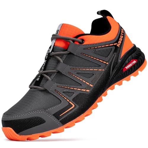 KEFUWU Trail Running Shoes Men Lightweight Non-Slip Walking...