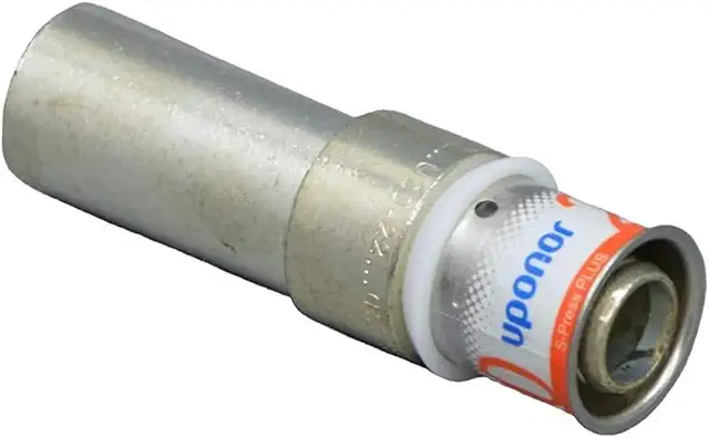 Uponor 16mm Geïsoleerd Press PLUS Overgang naar Koper 16mm-15mmCU