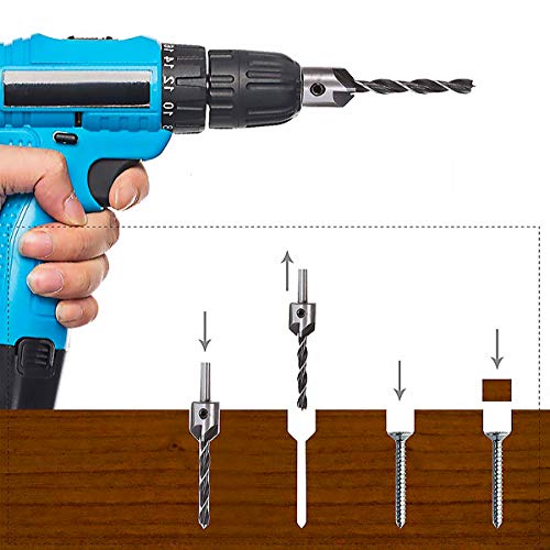 Punta da Trapano Svasatore, 7 Pezzi Punta da