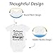 Qixiaccvk Don't Look At Me That Smell is Coming From My Dad Bodysuit, Funny Daddy and Me Matching Outfits, Cute Toddler Fashion Short Sleeves Jumpsuits (White, 18-24 Month)