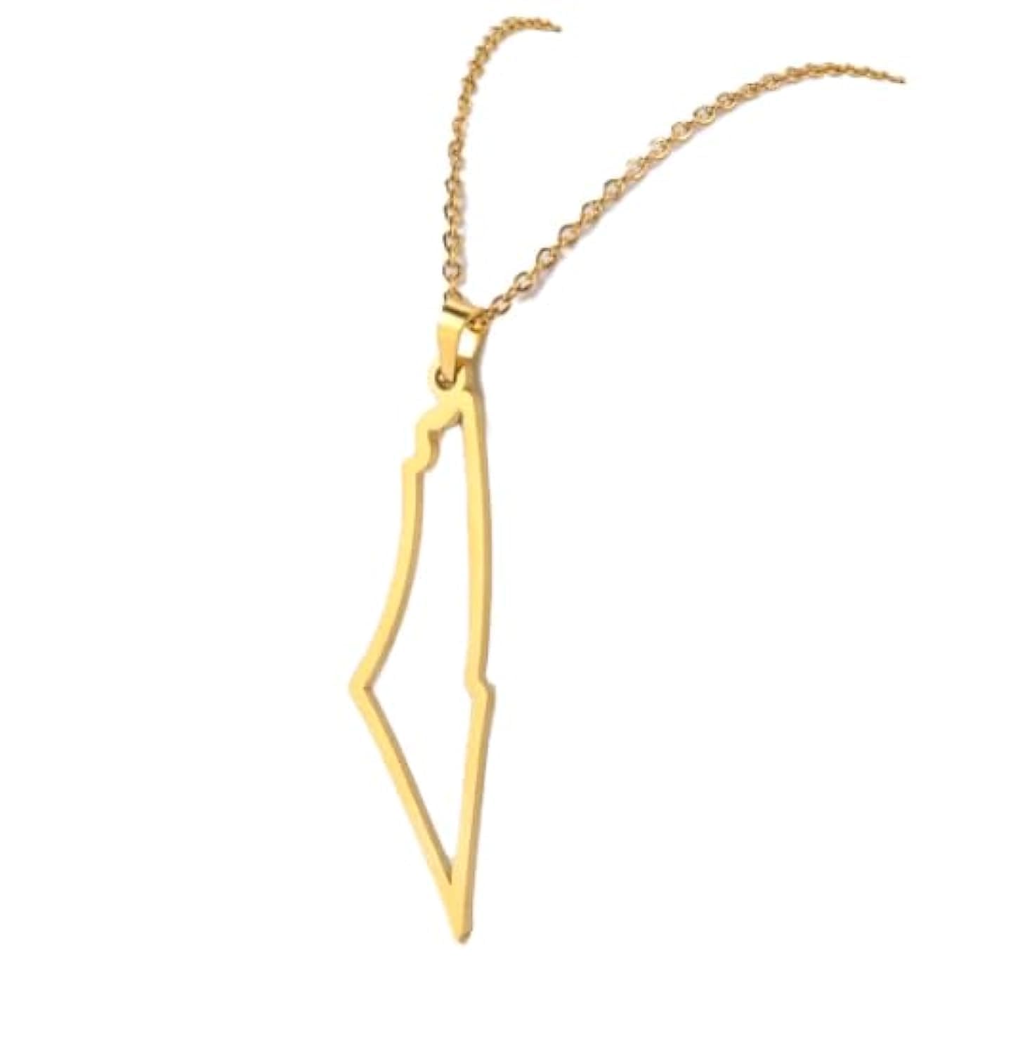 GenericPalestine Necklace - Palestinian Map Design