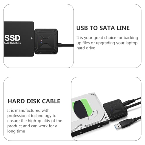Cable Adaptador USB 3.0 a Serial Ata para Discos Duros 2.5" y 3.5" miniatura 6