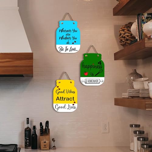 Image of Zesta Wooden Wall Hanging Decorative Items /Hanging Home Wall Decor Items /MDF Decoration Items for Home /Cute Wall Art For Living Room /Home Decor Items Living Room (JAR-01)