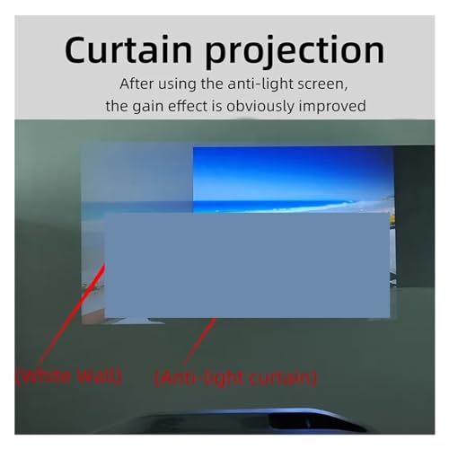 Pantalla proyector plegable de 133 pulgadas para fiestas al aire libre y jardín 3