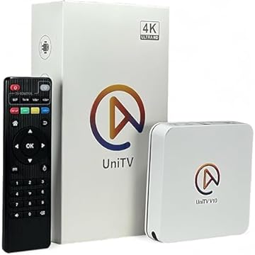 Multimídia Tv-Box Uni V10 HD Android Wi-Fi 4K Streaming configurado