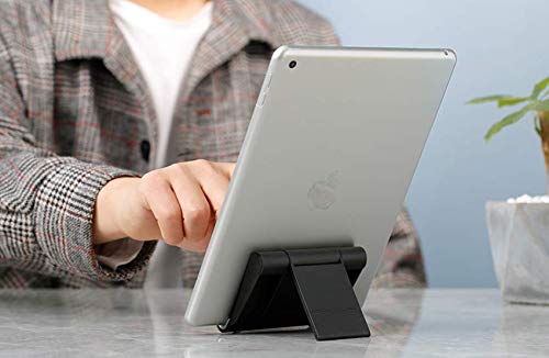 2 Pack Adjustable Tablet Stand Compatible With Fire Hd 8 Hd 10,Fire 7 Tablets,Compatible With Samsung Galaxy Tab A7 A8 S5E,Compatible With Kindle Paperwhite,E-Readers Multi-Angle Desktop Holder Black #TOP3