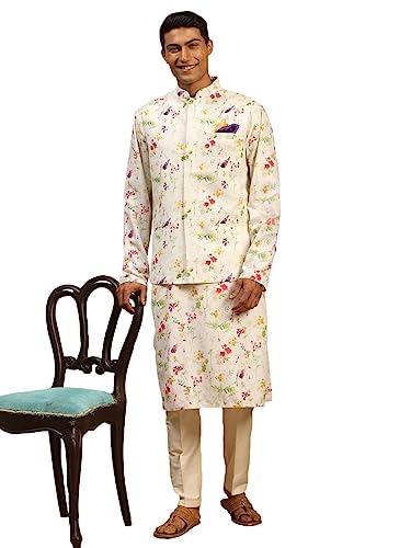 Pyjama Kurta homme chic avec veste Nehru et pantalon costume ethnique