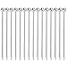 Produktbild Dylan-EU 15 Stück Edelstahl-Cocktailspieße Cocktail-Sticks Wiederverwendbare Obst-Sticks Obst Dessert Gabel für Fingerfood, Antipasti, Cocktails, Kleine Snacks - Silber Cocktailzubehör