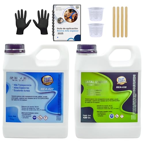 Encuentra resina para encapsular superficies marca bum resin, en la categoría de barnices y acabados para superficies. Resina para encapsular superficies Marca Bum Resin 1