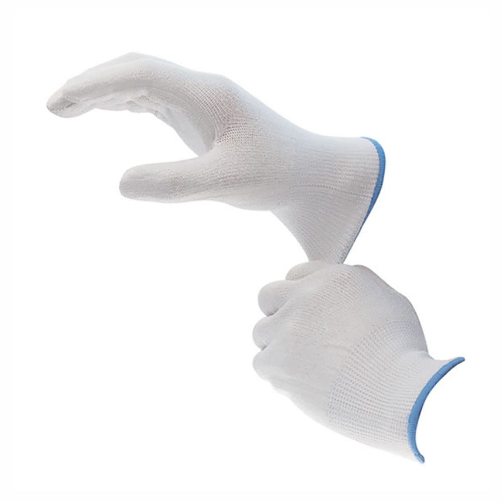 Lot de 5 paires de gants résistants aux coupures, pour homme et femme, en fil Hdpe - Gants de travail respirants - Résistants à l'abrasion pour le jardinage, l'entrepôt, la construction, l'extérieur