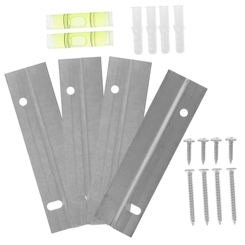 Image of Generic 6sets Heavy Duty Mirror Hangers and Picture Mounting Brackets Easy to Install Wall Hangers for Photos Art and Mirrors Design Expansion Screws