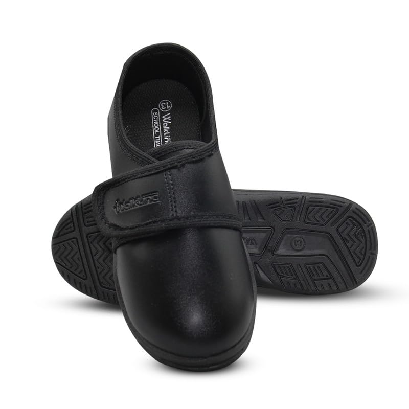 WalkLine School Shoes for Girls Durable Comfortable and Stylish Footwear for Girls | Perfect for Active School Days with Non-Slip Soles and Arch Support