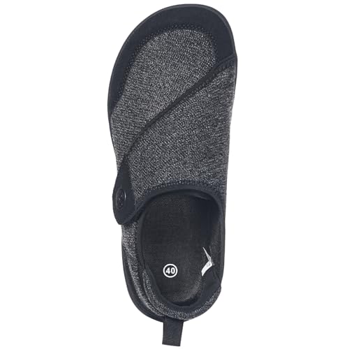 Image of Sisttke Diabetic Shoes for Men Extra Wide Width Adjustable Swollen Feet Orthopedic Shoes Arch Support Barefoot Diabetic Slippers for Edema Elderly Arthritis Indoor Outdoor